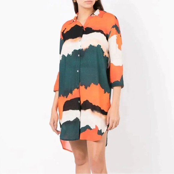 Lenny Niemeyer Dresses & Skirts - Lenny Niemeyer Chemisier Dress Basic Shirt Dress Medium Horizon